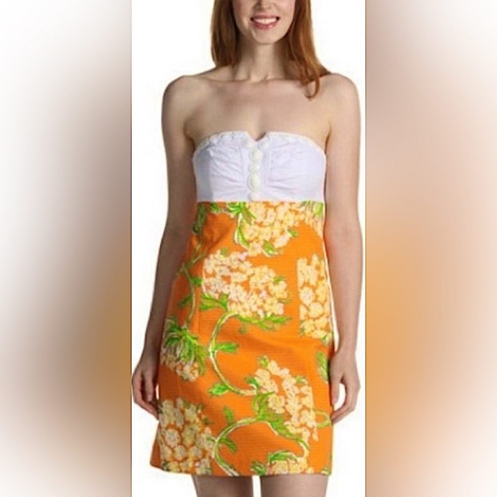 Lilly Pulitzer Bowen Strapless Dress Size 4